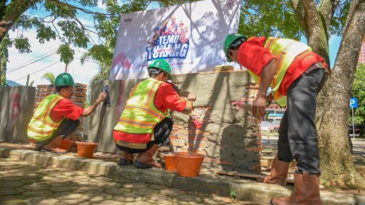 Temu tukang yang digelar Semen Padang di Dharmasraya. (dok. istimewa)