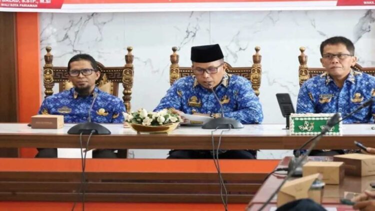 Pemko Pariaman Susun Dokumen Kajian Risiko Bencana untuk Mitigasi Terstruktur 1 Wakil Wali Kota Pariaman, Sumbar, Mulyadi saat Diskusi Publik Penyusunan Dokumen KRB di Pariaman, Senin. Antara/HO-Diskominfo Pariaman