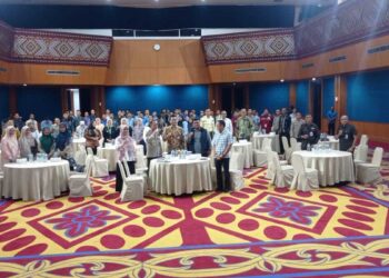 Bank Indonesia Sumbar gelar sosialisasi simulasi gempa dan tsunami bersama BPBD Padang. (dok. Humas)