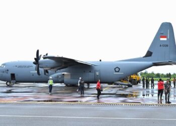 Bantuan Presiden Prabowo untuk bencana di Sumbar sudah sampai di BIM. (dok. istimewa)