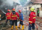 Empat Petak Rumah Kontrakan di Alang Laweh Terbakar, Kerugian Ditaksir Rp400 Juta