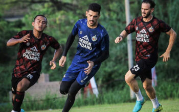 Latihan rutin yang digelar pemain Semen Padang FC. (dok. istimewa)