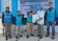 PLN UP3 Padang sosialisasi huller konvensional ke huller listrik di Pariaman. (dok. istimewa)