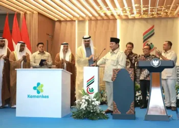 Presiden Prabowo saat peresmian Rumah Sakit Kardiologi Emirates-Indonesia di Solo, Jawa Tengah, Rabu (19/11). (dok. Bakom RI)