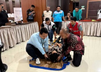 SPH gelar penanganan trauma dan evakuasi pasien untuk PPAI. (dok. istimewa)