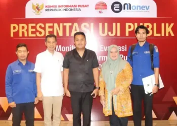 Wagub Vasko dalam presentasi uji publik di KIP RI. (dok. istimewa)