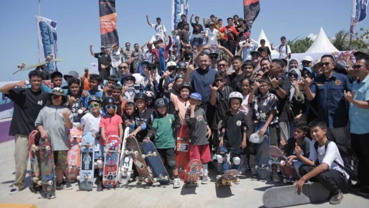 Wako Fadly Amran buka iven skateland 2025. (dok. istimewa)