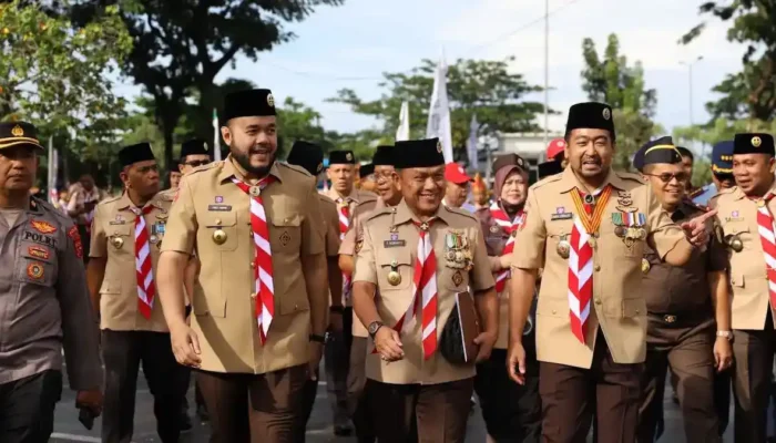 Upacara Peringatan Hari Pramuka Nasional di Padang, Wako Fadly Amran Dapat Penghargaan