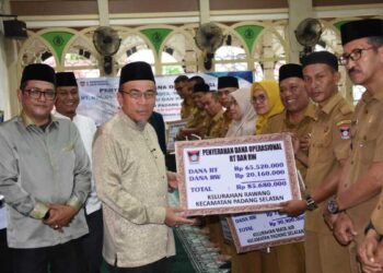 Pemko Padang Tuntaskan Penyaluran Dana Operasional Triwulan III Tahun 2025 4 Wawako Maigus Nasir tuntaskan dana operasional RT RW dan PAUD di Padang. (dok. istimewa)