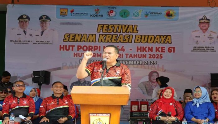 Ribuan Peserta Padati Pantai Gandoriah di HUT PORPI ke-44 dan HKN ke-61