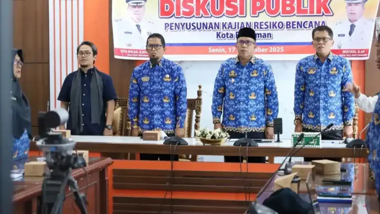 Pemko Pariaman mengadakan diskusi publik penyusunan dokumen kajian risiko bencana. (Foto: Ist)