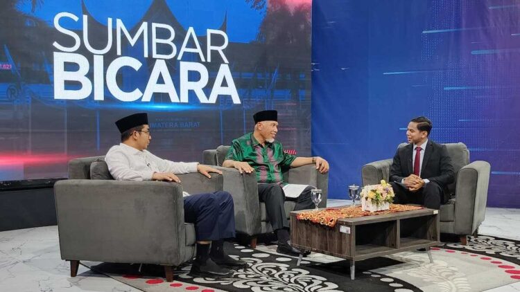 Gubernur Mahyeldi Ungkap Persiapan Sumbar Jadi Tuan Rumah Konferensi Wakaf Internasional 1 Gubernur Mahyeldi menyebut akan menggelar konferensi wakaf Internasional pada acara Sumbar Bicara di TVRI Sumbar. (dok. adpsb)