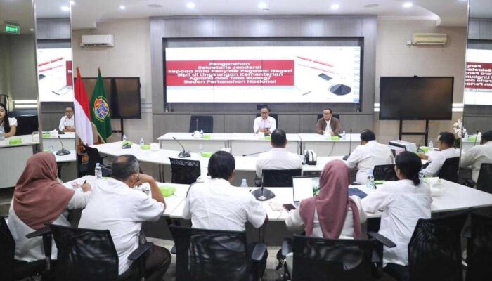 Pertemuan Perdana, Sekjen ATR/BPN Harapkan Peran Penyidik PNS dalam Penegakan Hukum Internal