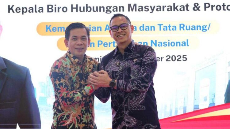 Sertijab Kepala Biro Humas dan Protokoler Kementerian ATR/BPN. (dok. istimewa)