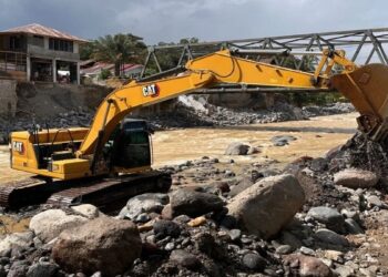 Kementerian Pekerjaan Umum (PU) dan Pemerintah Tanah Datar mempercepat normalisasi Sungai Batang Sumpur pasca bencana di Sumatera Barat (Sumbar). (ANTARA/HO-Kementerian PU)