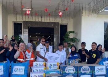 Bantuan BRI Solok untuk korban bencana. (dok. istimewa)