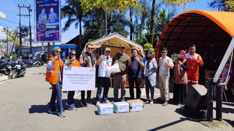 Bantuan BRI di Pariaman dan Padang Pariaman. (dok. istimewa)