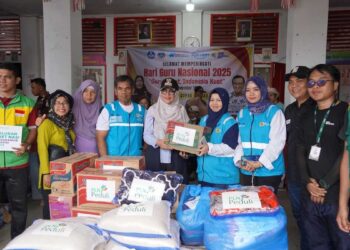 Bantuan untuk korban terdampak banjir dari PLN Peduli. (dok. istimewa)