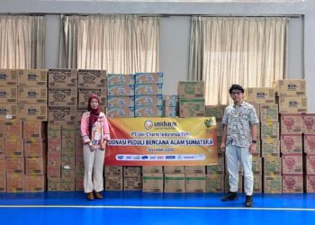 Bantuan dari Unicharm untuk bencana di Sumatera. (dok. istimewa)