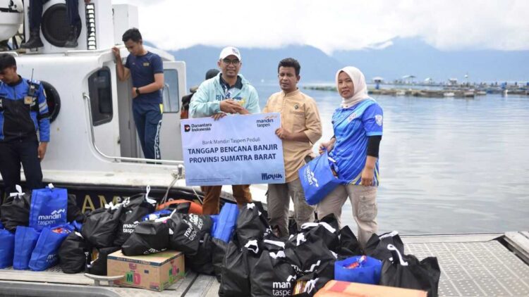 Bank Mandiri Taspen Kolaborasi dengan Mandiri Amal Insani, Salurkan Bantuan Korban Bencana 1 Bantuan untuk bencana dari Bank Mandiri Taspen