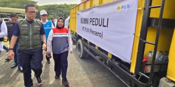 COO Danantara cek bantuan dari PLN Peduli. (dok. istimewa)