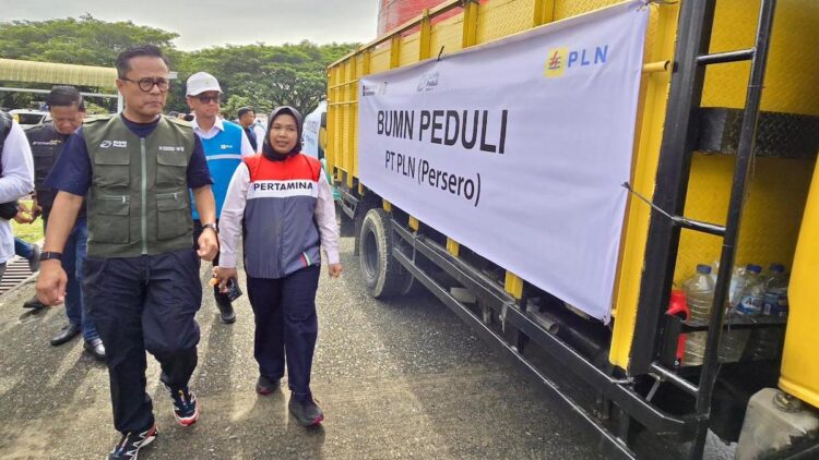 COO Danantara cek bantuan dari PLN Peduli. (dok. istimewa)