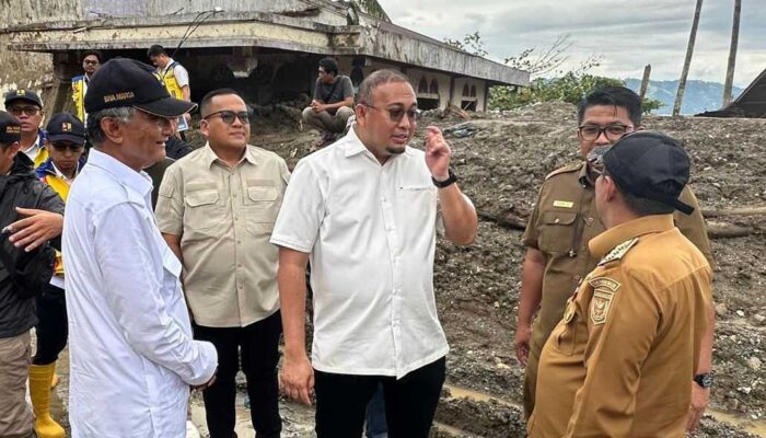 Andre Rosiade Dampingi Menteri PU Tinjau Malalo-Sumpur, Janjikan Percepatan Rekonstruksi Pascabanjir Bandang