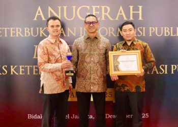 Kementerian ATR BPN terima predikat terbaik di Anugrah Keterbukaan Informasi Publik. (dok. istimewa)