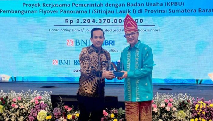 Bank Nagari Suntik Rp 209 Miliar untuk Pembiayaan Flyover Panorama I Sitinjau Lauik