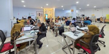 Suasana di Mall Pelayanan Publik (MPP) Kota Padang. (dok. istimewa)