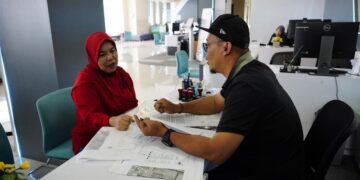 Masyarakat manfaatkan pengurusan layanan pertanahan di hari libur pertama Nataru. (dok. istimewa)