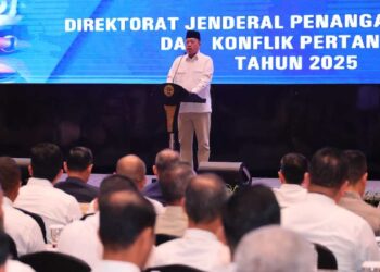 Menteri Nusron dalam acara FGD terkait pidana pertanahan. (dok. atrbpn)