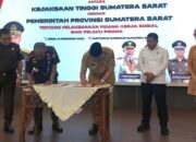 Pelaku Tindak Pidana Bakal Dihukum Kerja Sosial, Pemprov Sumbar dan Kejari Sudah Teken MoU