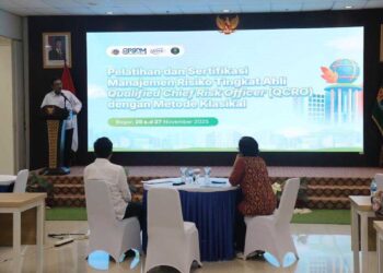 Pelatihan dan sertifikasi manajemen resiko tingkat ahli yang digelar Kementerian ATR BPN