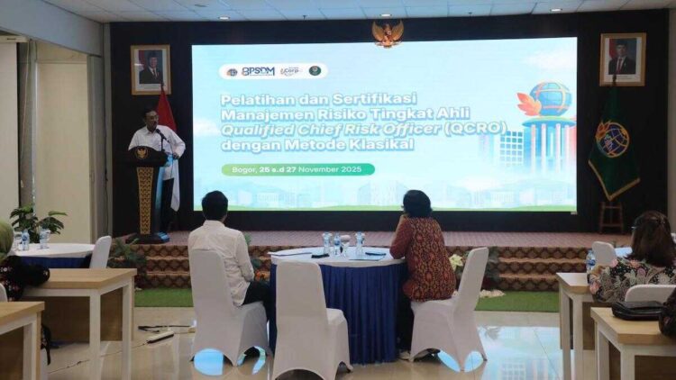 Pelatihan dan sertifikasi manajemen resiko tingkat ahli yang digelar Kementerian ATR BPN