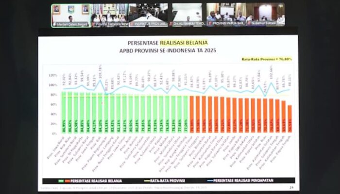 Kinerja Pemprov Sumbar dalam Penanganan Bencana dan Pengelolaan APBD Dapat Apresiasi Mendagri
