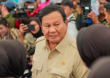 Presiden Prabowo datang ke lokasi bencana di Sumbar. (dok. istimewa)