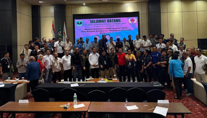 Rakerprov KONI Sumbar Tetapkan Arah Pembinaan Atlet dan Persiapan Porprov 2026