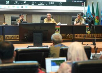 Rakor Bencana BNPB dengan Pemprov Sumbar. (dok. adpsb)