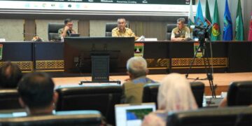 Rakor Bencana BNPB dengan Pemprov Sumbar. (dok. adpsb)