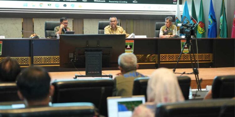 Rakor Bencana BNPB dengan Pemprov Sumbar. (dok. adpsb)