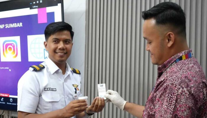 KAI Divre II Sumbar Bersama BNN Sumbar Laksanakan Random Check P4GN