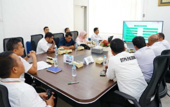 Rapat koordinasi tim GTRA Kantah Pasbar. (dok. istimewa)