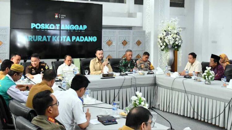Rapat persiapan nataru Pemko Padang. (dok. istimewa)