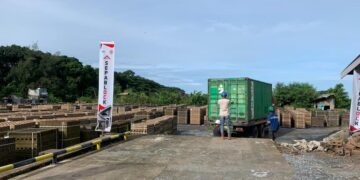 Semen Padang kirim SEPABLOCK ke Medan. (dok. istimewa)