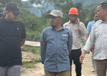 Akses Jalan Putus di Nagari Lolo, Wabup Solok Tinjau Kerusakan dan Pastikan Penanganan Cepat