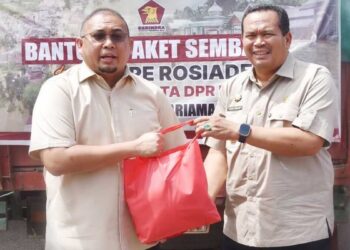 Pemko Pariaman Terima 2.000 Paket Bantuan Sembako dari Anggota DPR RI Andre Rosiade