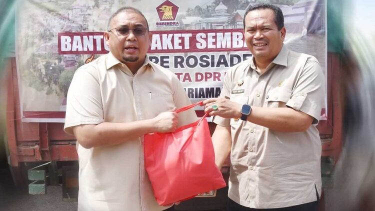 Pemko Pariaman Terima 2.000 Paket Bantuan Sembako dari Anggota DPR RI Andre Rosiade 1 Pemko Pariaman menerima bantuan 2.000 paket sembako dari anggota DPR RI Andre Rosiade. (Foto: Ist)