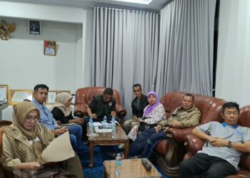 Pemkab Solok menghadiri rapat percepatan penginputan data kebencanaan dan penyusunan dokumen R3P. (Foto: Diskominfo Kabupaten Solok)