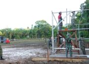 Percepat Pembangunan Huntara di Agam, TNI Kerahkan 100 Personel